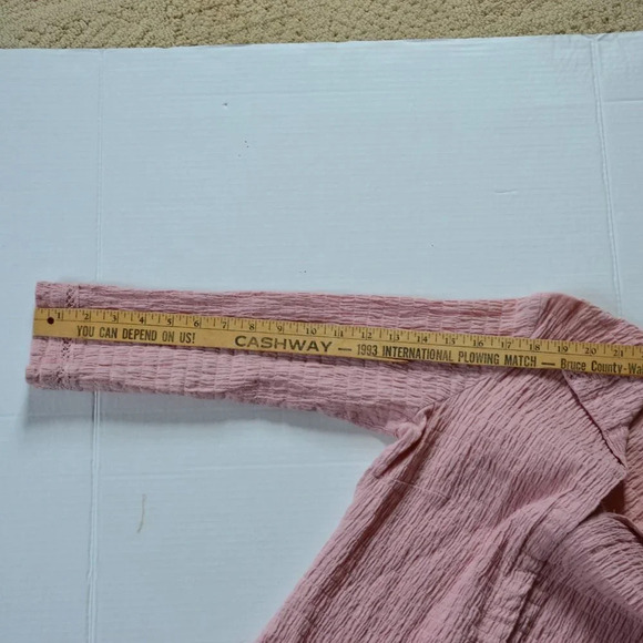 Vtg FADED  GLORY Gauze Latch Front Top - Picture 9 of 9